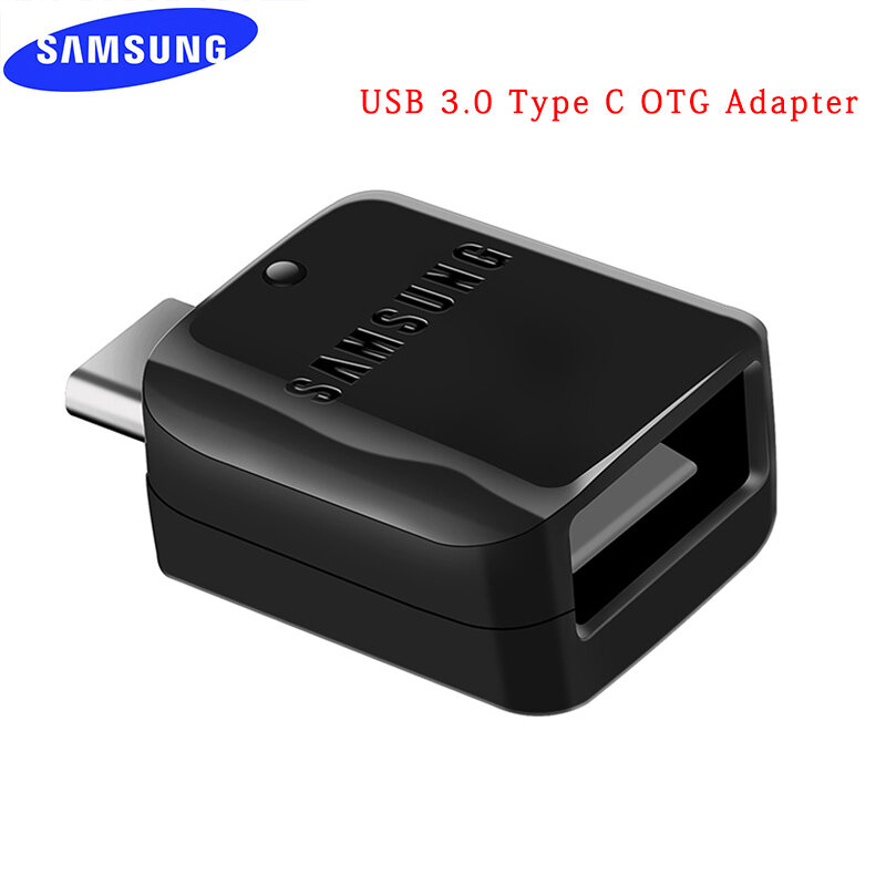 Оригинальный samsung USB 3,1 TYPE C OTG адаптер для передачи данных для Galaxy S8 S9 Plus Note 8 9 A8 2018 поддержка ручка-накопитель/клавиатура/мышь/u-диск