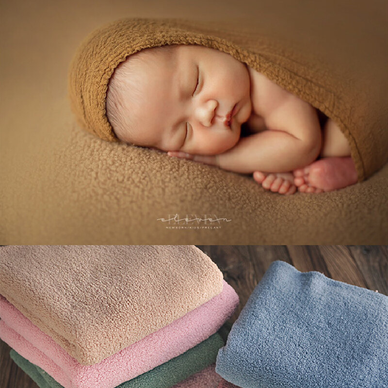 Puntelli per Fotografia neonato a 18 colori morbido pile polare sfondo per bambini coperta sfondo Fotografia accessori Studio fotografico puntelli