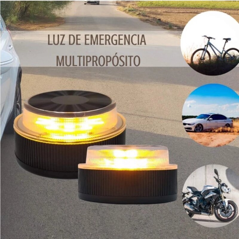 EU V16 Car Beacon Warning Light Emergency Breakdown Kit Lamp Bright LED Roadside Safety Flashing Warning approved by the DGT