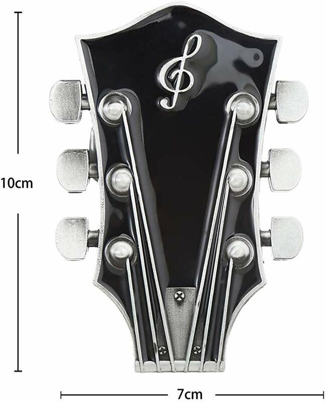 Пряжка для ремня в форме гитары для мужчин, западная ковбойская Пряжка без ремня, ширина по индивидуальному заказу 4 см