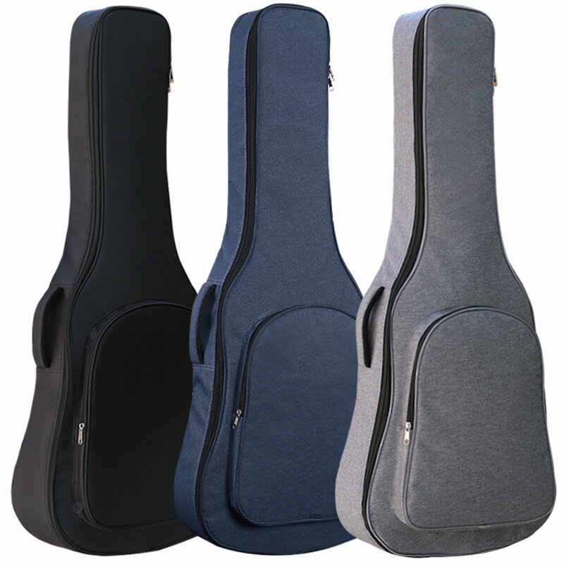 Capa protetora para violão e baixo, bolsa portátil de cor sólida, à prova d'água, tamanhos 36, 39 e 41, tamanhos xa237m