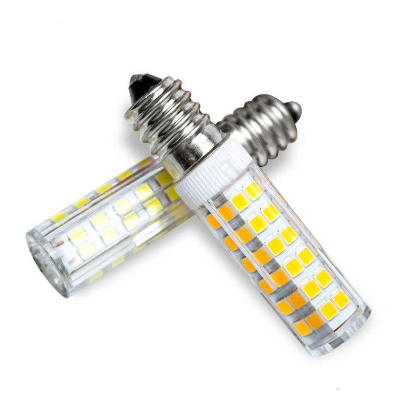 E14 LED Light Bulb 5W 7W 9W 220V 2835 SMD Ceramic Lamp replace 30w 40w 50w Halogen for Candle Crystal Chandelier refrigerator