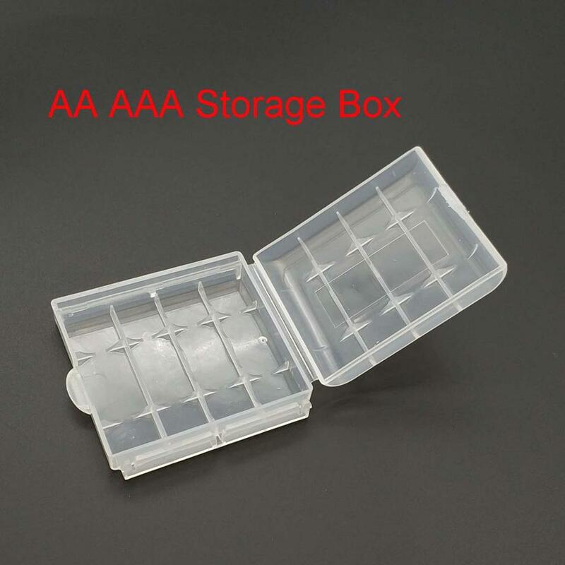 Caixa de armazenamento de pilhas aa e aaa, 10440, recipiente, organizador, caixa de plástico, suporte, caixa de armazenamento