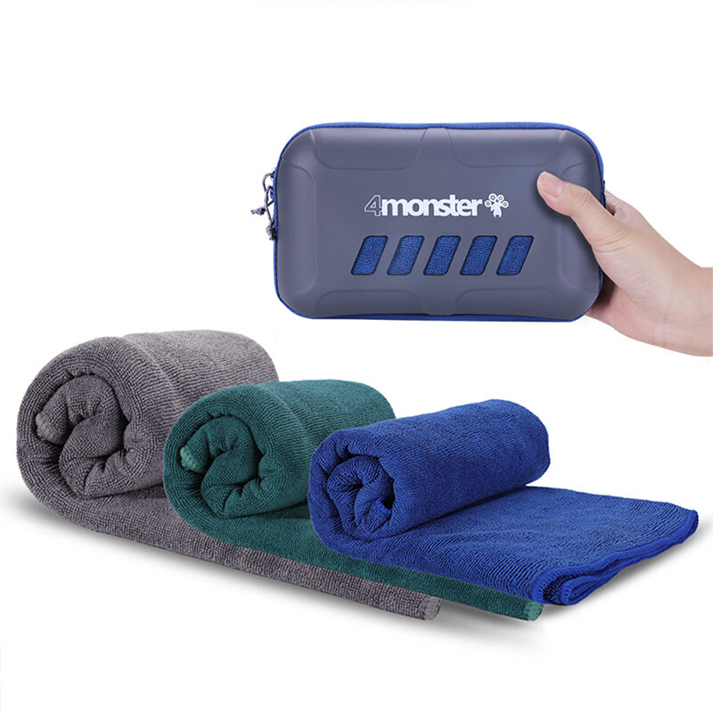 Ręczniki podróżne z mikrofibry Super chłonny, szybkoschnący ręcznik sportowy na wodę, ręcznik na siłownię na plażę