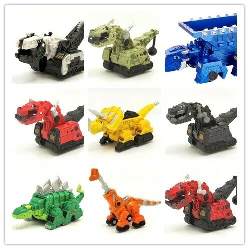 Dinotrux caminhão de dinossauro removível, mini modelos de brinquedo para crianças