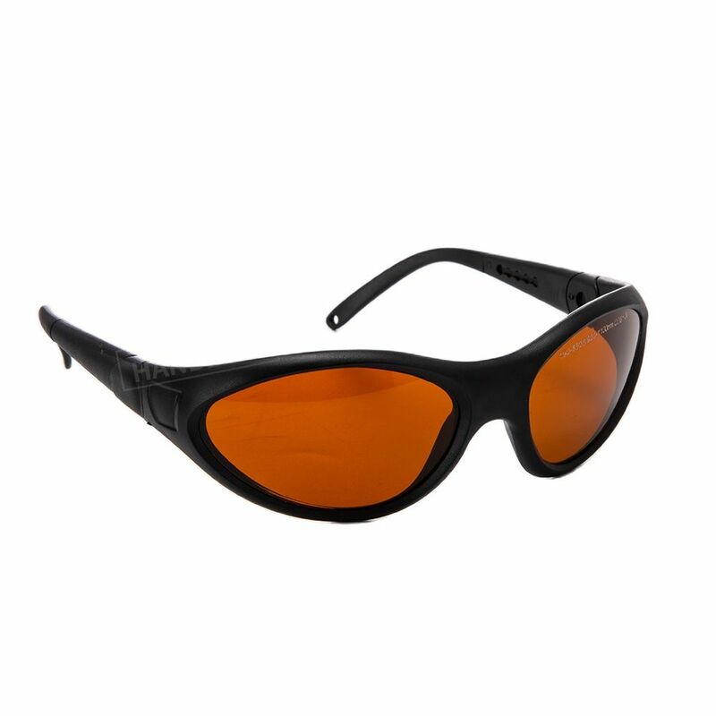 Laser Safety Glasses for Blue Green and Red Laser 190-540 & 600-700nm O.D 4+ Cleaning Cloth and Black Box
