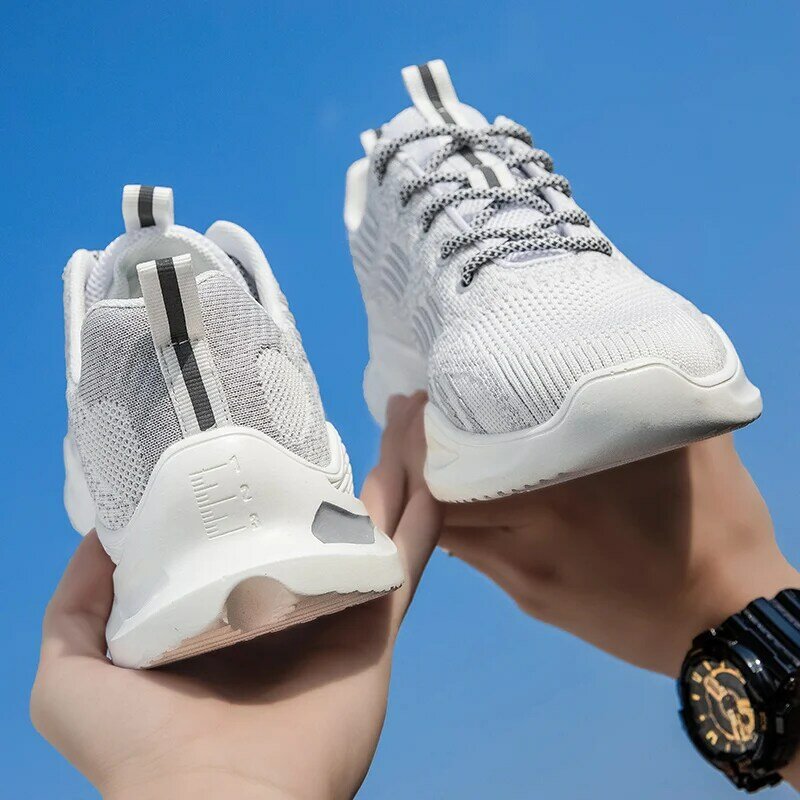 Damyuan-Zapatillas de correr transpirables para hombre, zapatos deportivos informales resistentes al desgaste, antideslizantes, cómodos, de verano