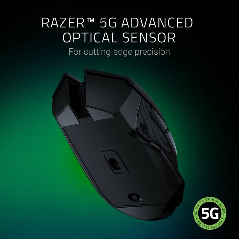 Neue Basilisk x Hyper speed Wireless Gaming-Maus: Bluetooth & Wireless-kompatibler optischer 16000dpi dpi-Sensor