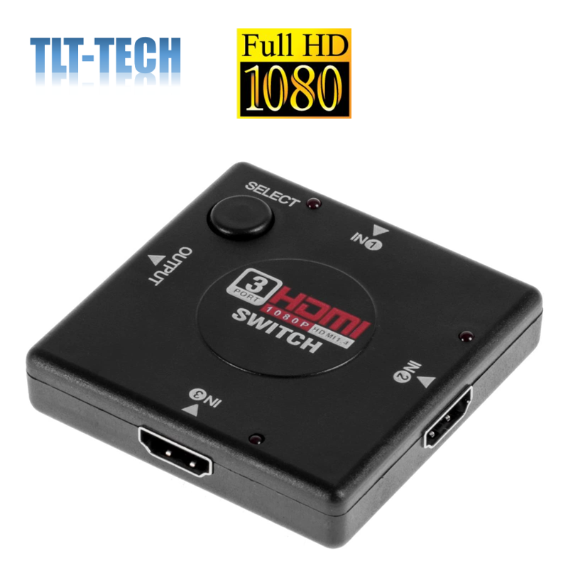 3x1 HDMI Schalter G-Schild 3 Port HDMI v 1,4 Switcher Selector Auto Splitter Hub Box 3 eingang 1 Ausgang Full HD 1080p