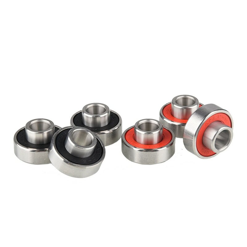 4/8pcs 608-2RS Skateboard Bearings Long Plate Integrated Bearing ABEC-11 High Speed Silent Speed Bearing Parts & Accessories