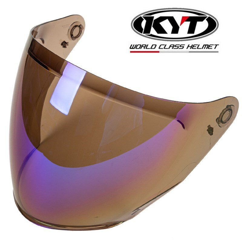 Protector de casco abierto KYT NFJ, 3 colores disponibles, cristal de casco Universal para KYT NFJ