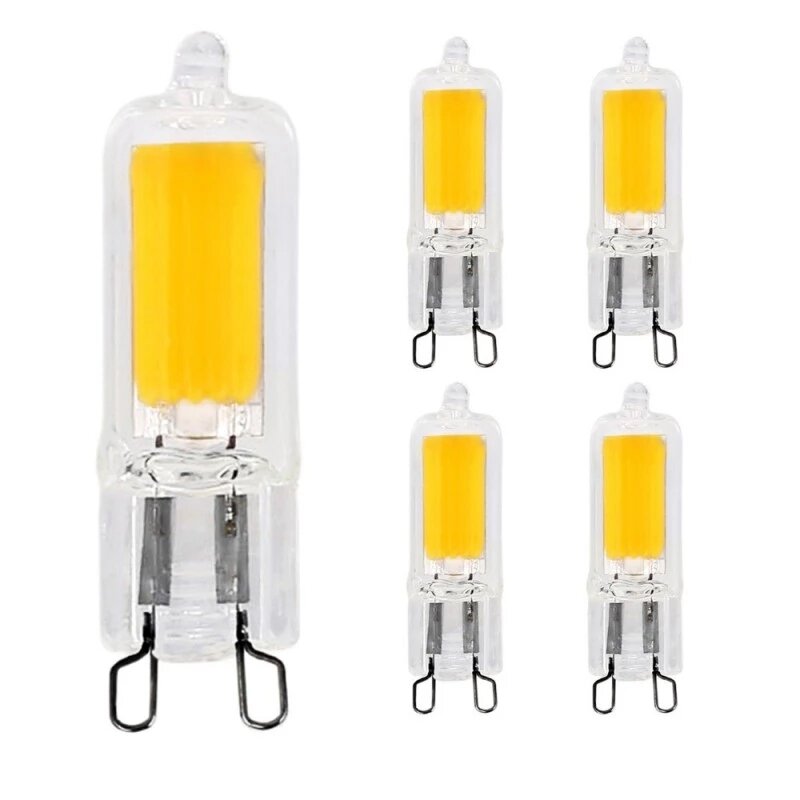 1PCS G9 LED Light Bulb 12W 6W 220V Dimmable COB Glass LED Lamp Replace 40W 60W Halogen Bulb for Pendant Light ChandelierPCS