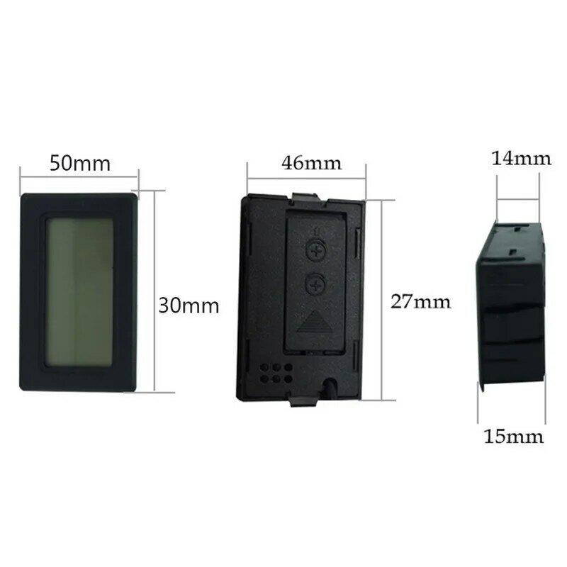 Mini Digital LCD Indoor Convenient Temperature Sensor Humidity Meter Sensor Fridge Thermometer Hygrometer Portable Gauge
