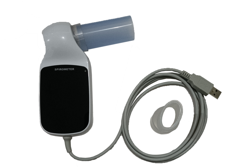 اختبار وظيفة الرئة ضربة من نوع البرمجيات الإلكترونية مقياس التنفس