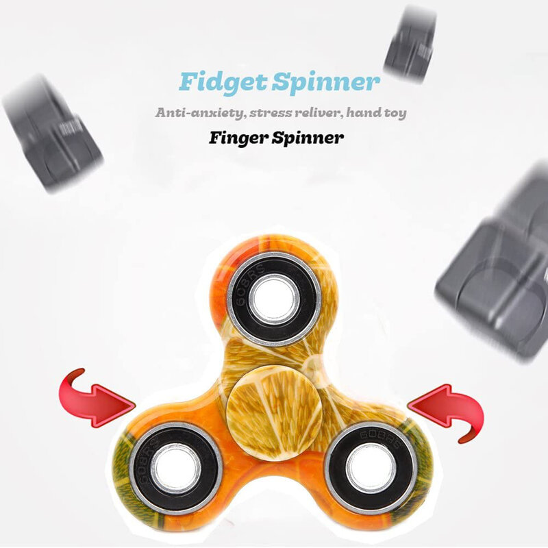 Fidget Spinner – jouets anti-Stress tdah, 12 pièces, anti-anxiété, autisme, Fidget Spinner, pour adultes et enfants, XXY28