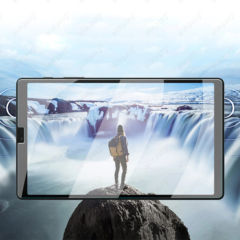 กระจกนิรภัยสำหรับ Samsung Galaxy Tab A7 Lite สำหรับ Samsung Tab A7 Lite T220 T225ป้องกันหน้าจอ