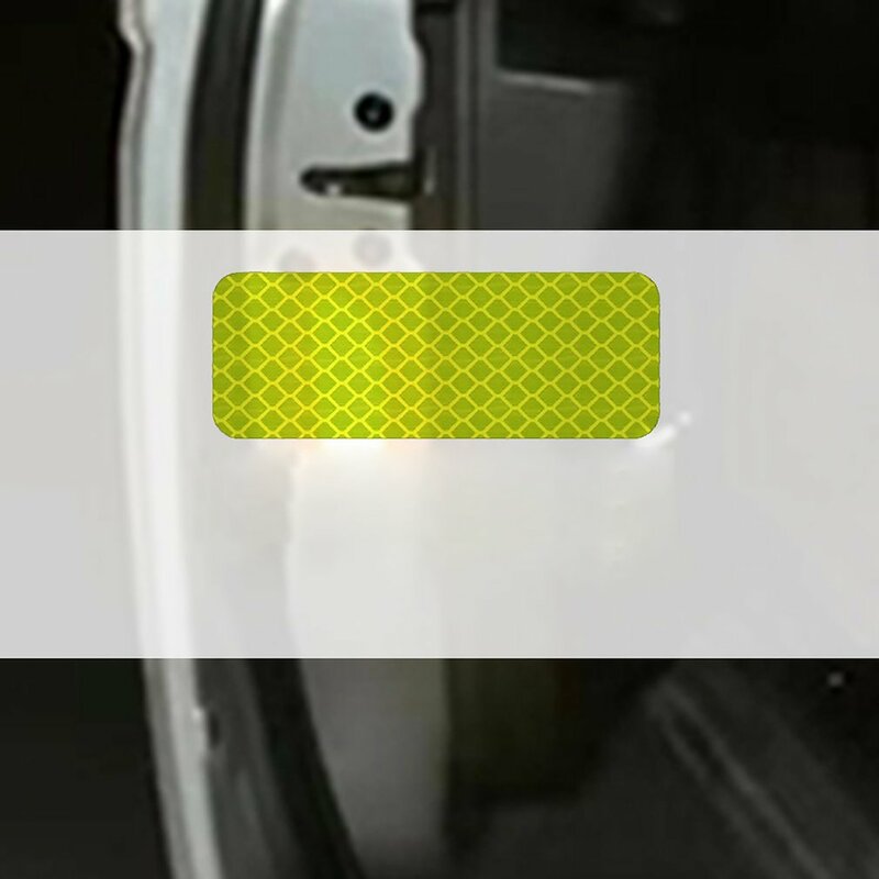 Heißer Verkauf Auto Kofferraum Heckrad Augenbraue offen Autotür Aufkleber reflektierende Streifen Sicherheits warn zeichen Antik ollisions aufkleber neu