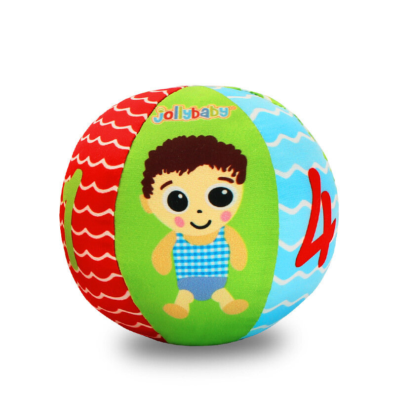 Zabawki dla niemowląt Animal Ball miękki pluszowy MobileToy z dźwiękiem sensoryczny rozwijaj zabawki do chwytania dzwonek ręczny grzechotki Crawl zabawki do gry w piłkę dla niemowląt