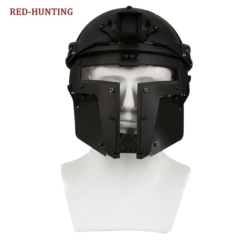 Nouveau masque tactique Spartan de protection d'extérieur, accessoires de Paintball Airsoft CS de protection complète du visage, maille de qualité supérieure, 2020