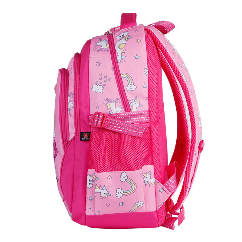 Школьный рюкзак для девочек с мультипликационным рисунком, детские школьные ранцы с милым аниме рисунком, детский портфель для начальной школы, дорожная сумка для подростков