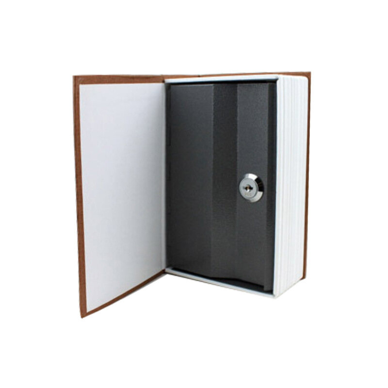 Größe S Mini Passwort Lock Sicherheit Box Geld Lagerung box Versteckte Geheimnis Sicher Stahl Simulation Klassische Buch Key Safe Box piggy Bank