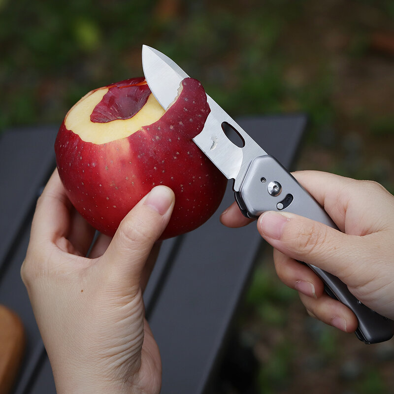ROXON-cuchillo plegable Phantasy, herramienta de bolsillo de supervivencia con hoja reemplazable, S502