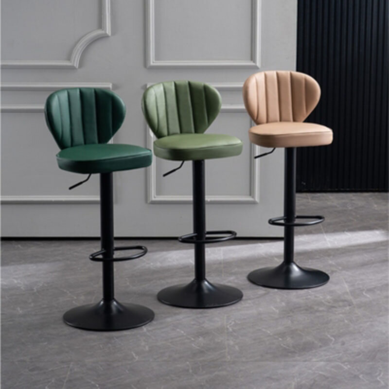 Барный стул Северная Европа с вертикальным и нижним вращением, современный простой роскошный фотостул из железа, кофейня, гамбургерский магазин