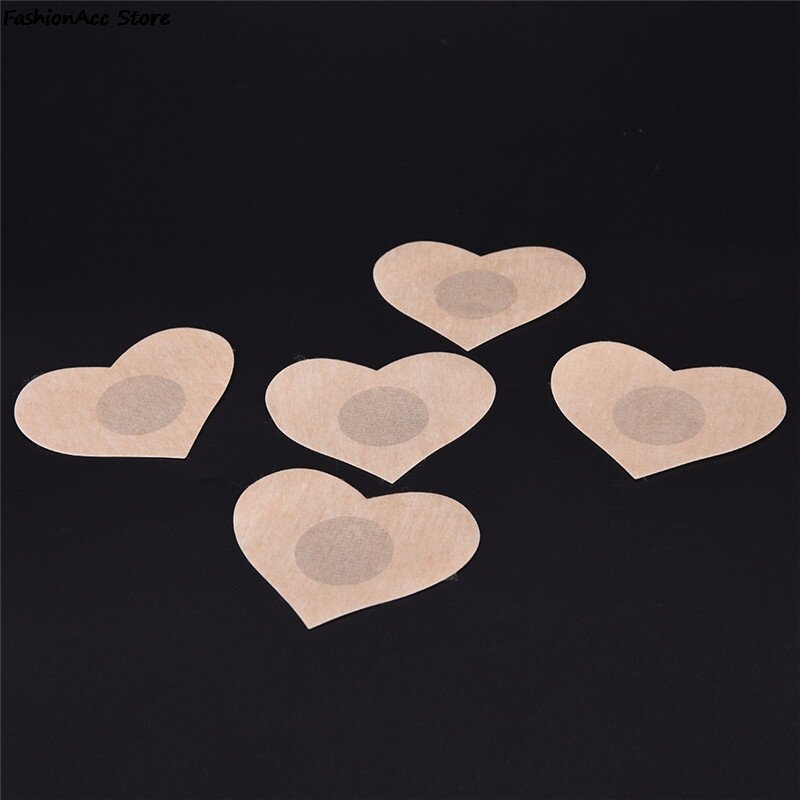 10 Pcs=5Pair Breast Petals Sexy Disposable Soft Silicone Nipple Cover Bra Pad Pasties For Women Intimates Accessories