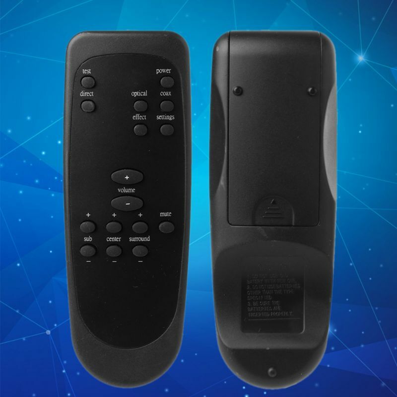 Black Plastic Remote Control Controller Replacement for Logitech Z5500 Z-5500 Z5450 Z-5450 Z680 Z-680 Computer System Speaker