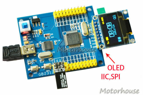 Ssd1306สีเหลืองและสีฟ้า5V 0.96 "IIC SPI Serial 128X64 OLEDโมดูลจอแสดงผลLCDสำหรับArduino