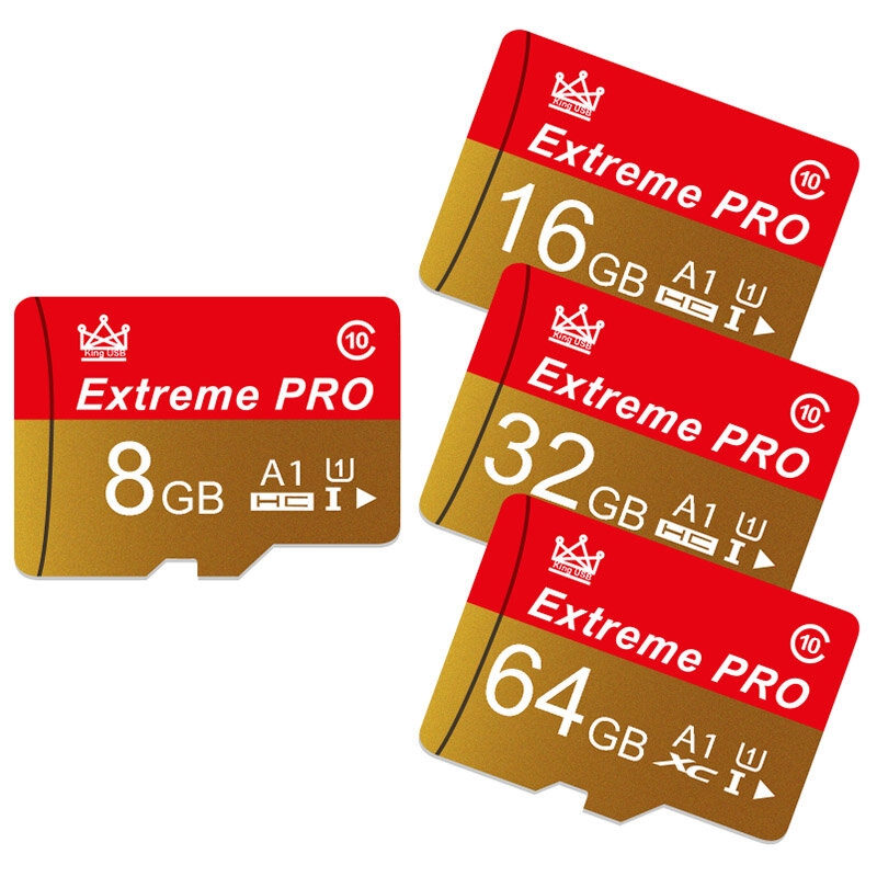 Extreme PRO Mini cartão SD para telefone, cartão de memória original, classe 10, cartão TF, 16GB, 32 GB, 64 GB, 128 GB