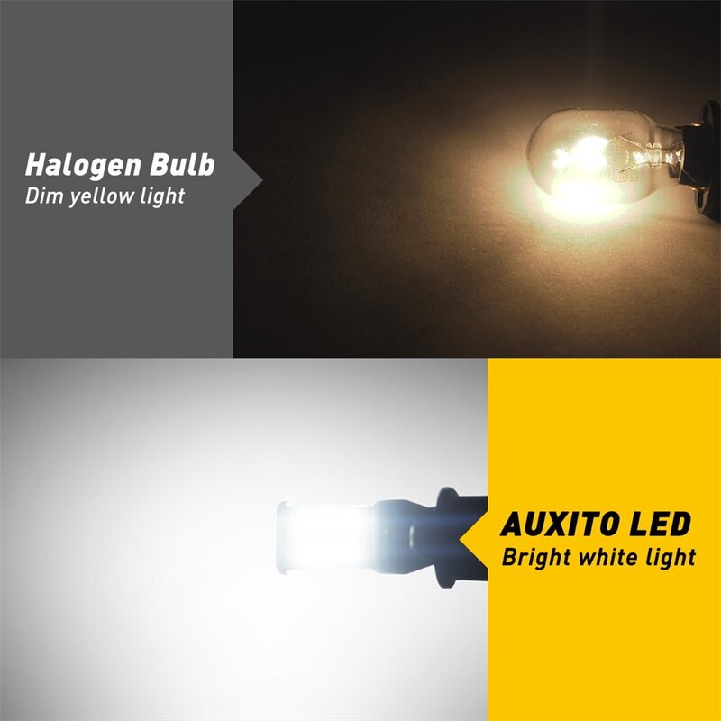 Auxito 2Pcs T15 W16W Led Canbus Geen Fout Bollen 2835 Smd Backup Reverse Licht 921 912 Lamp Auto Omkeren lamp Xenon 6000K Wit