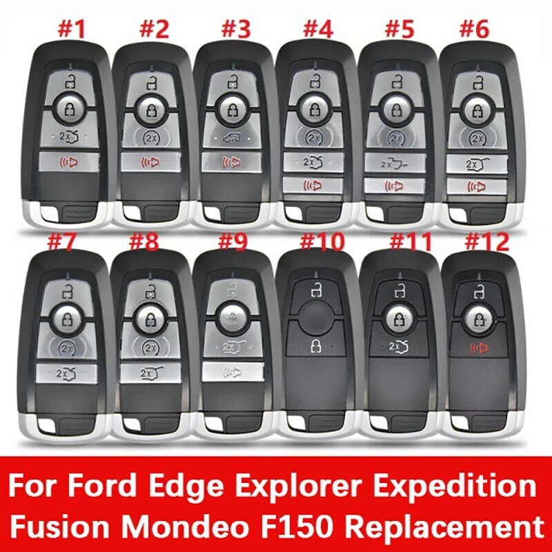CN018109 kunci Remote 315/434/868/902 untuk Ford Edge Explorer ekspedisi Mondeo F150 pengganti pintar tanpa kunci kedekatan