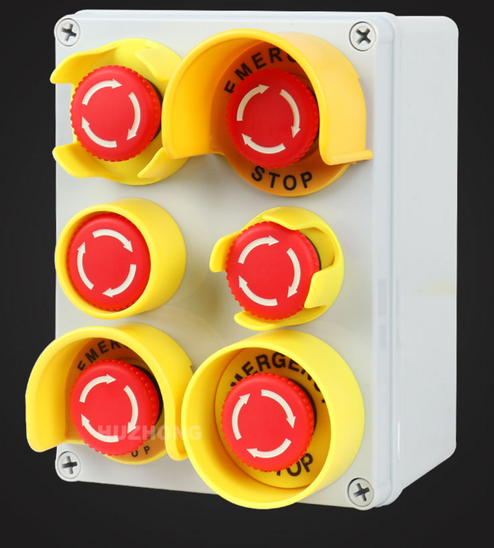 Interruptor de botão capa protetora capa protetora para evitar contato acidental com elevador parada de emergência 1pc