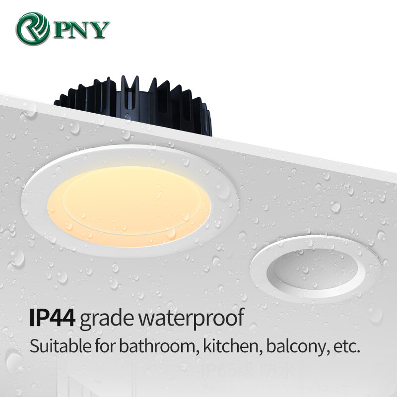 Faretto da incasso a LED di alta qualità Ip44 illuminazione domestica da incasso per bagno cucina 30W 20W 15W 9W 220V faretto da incasso impermeabile per esterni