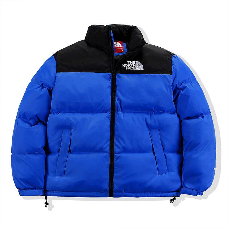 The north face-Men's oversized cotton cotton, thick warm bread jacket, high quality down jacket, general cotton jacket for coupl