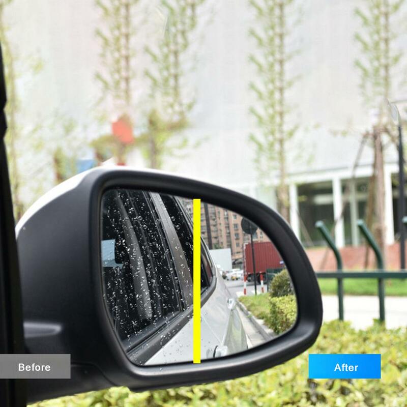 Agente di rivestimento in vetro per autoveicoli da 50ML agente antipioggia in vetro per la rimozione della pellicola dell'olio per la rimozione della pellicola dell'olio strumenti per la pulizia multifunzione del vetro dell'auto