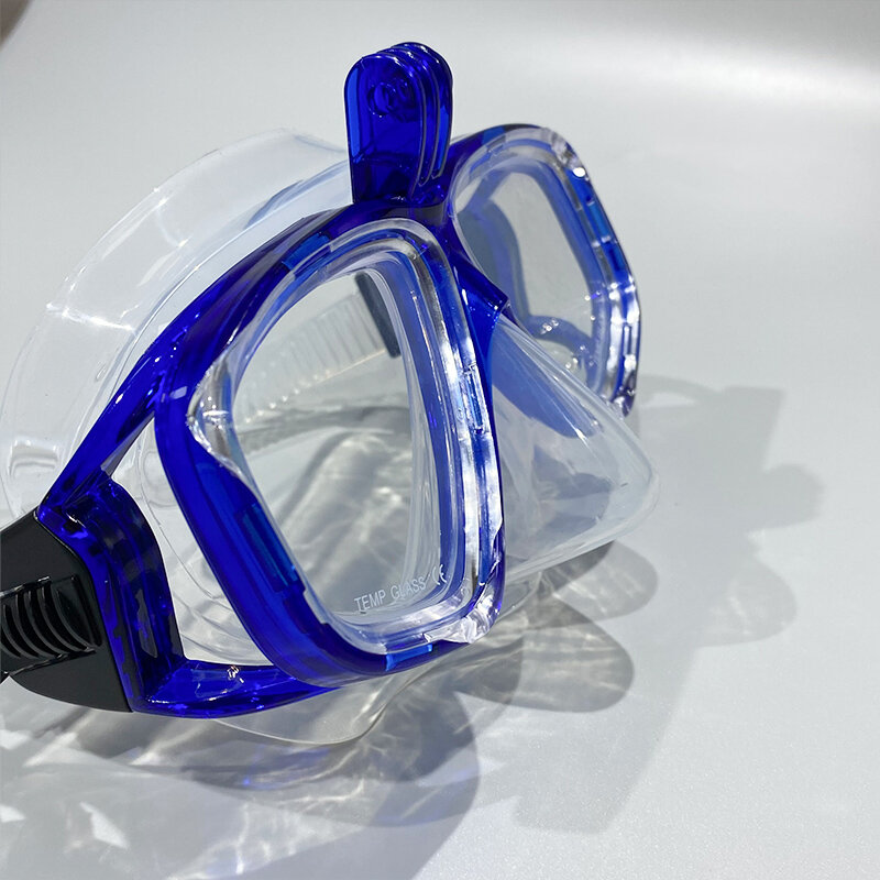 Profesjonalna podwodna maska do nurkowania gogle do nurkowania są odpowiednie dla GoPro mała kamera sportowa całkowicie suche okulary do nurkowania