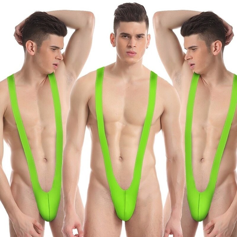 Men Mankini Costume Swimsuit Swimwear Thong Bodysuit Underwear