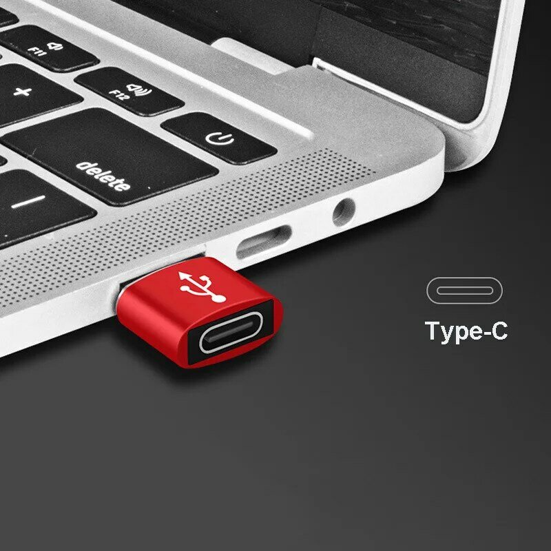 Adaptor USB Ke Tipe C OTG Konverter USB USB-C Jantan Ke USB Mikro Tipe C Betina untuk Konektor OTG Macbook Samsung S20 USBC