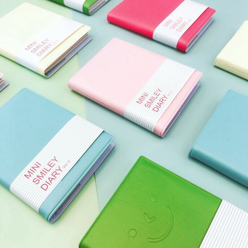 1 sztuk/partia 105*80mm nowy piękny kolorowy Mini codzienny Notebook/notpad/kieszonkowy pamiętnik uwaga Agenda 2021 Planner