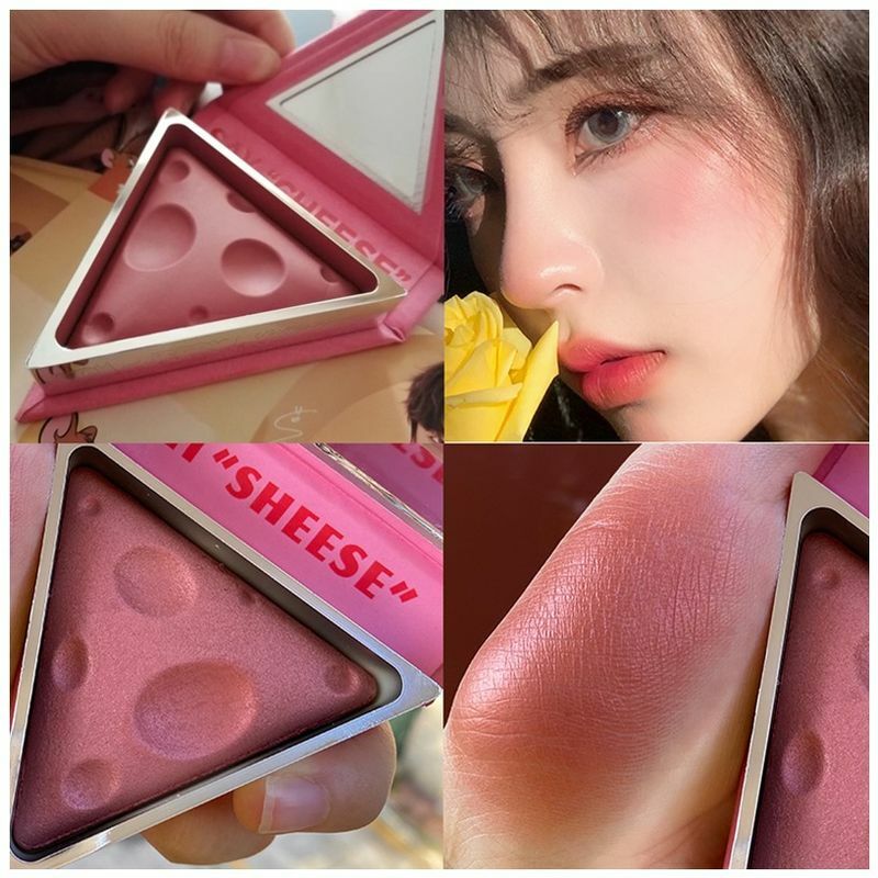 LAIKOU Cheese 4 Colors Face Blush Rouge Mineralize Makeup Blush Brozer Lights Lighting  Professional Palette  Makeup Cosmetics