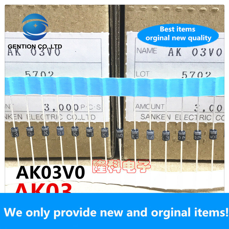 10PCS 100% Neue original AK03V0 AK03 R-1 Schottky diode 1A 30V K3 für SB030