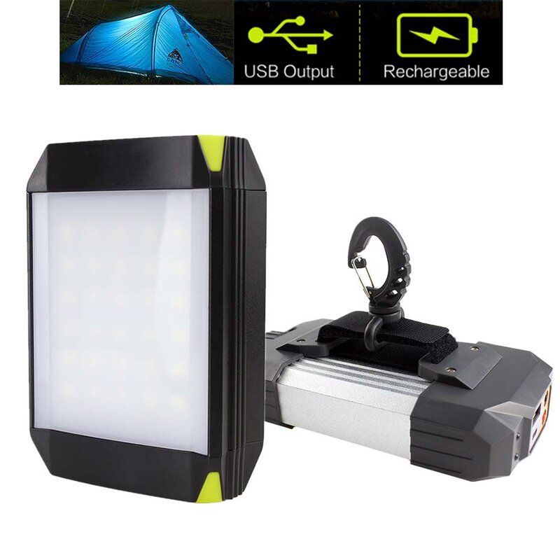 Lanterna da campeggio ricaricabile USB batteria da 6000mAh integrata lampada da campeggio per illuminazione esterna lanterne portatili