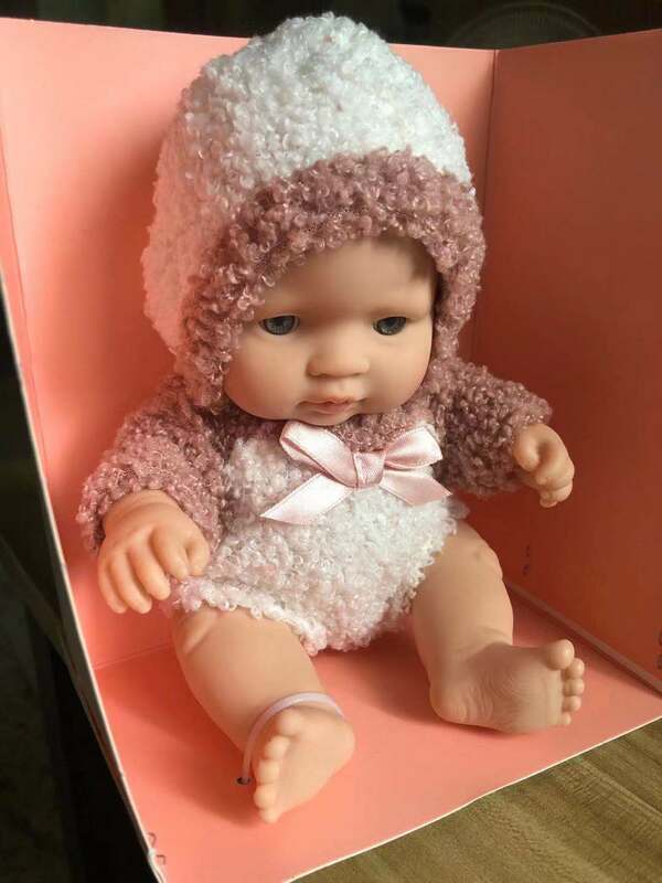 8 polegada bonito crianças bebê boneca reborn bebê crianças presente de aniversário coleção do0126