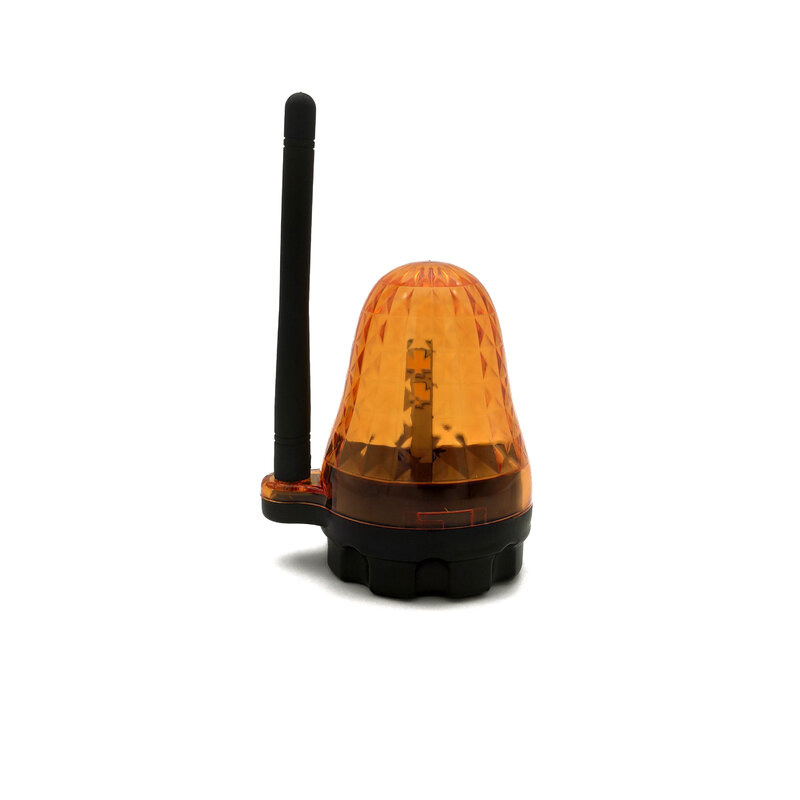 Antena ao ar livre led ou lâmpada de alarme luz estroboscópica piscando lâmpada aviso de emergência montagem na parede para portão abridor nenhum som
