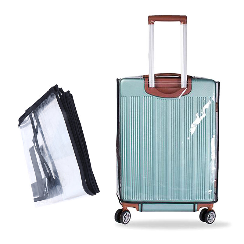 PVC 투명 수하물 먼지 커버, 여행 가방 보호 커버, 20 인치-30 인치 여행 가방에 적용, 1 개