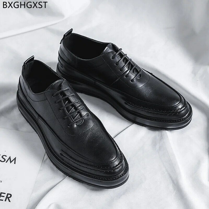 Projektant włoskich butów mężczyzna luksusowej marki przypadkowi buty do biura mężczyzna sukienka Oxford buty mężczyzna mody Zapatos De Hombre Chaussure