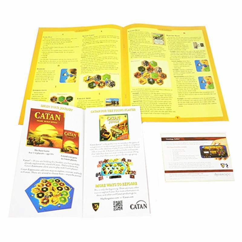 Settlers of Catan Strategy Board Game 5th Edition With Seafarer 5-6 Player Expansion Party Table Game Toy Gift For Children