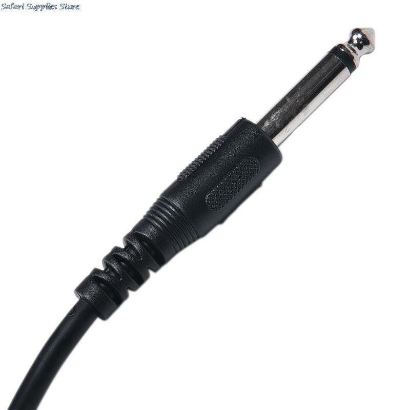 Hot Sale 3M Electric Patch Cord Guitar Amplifier Amp Guitar Cable With 2 Plugs Black Color